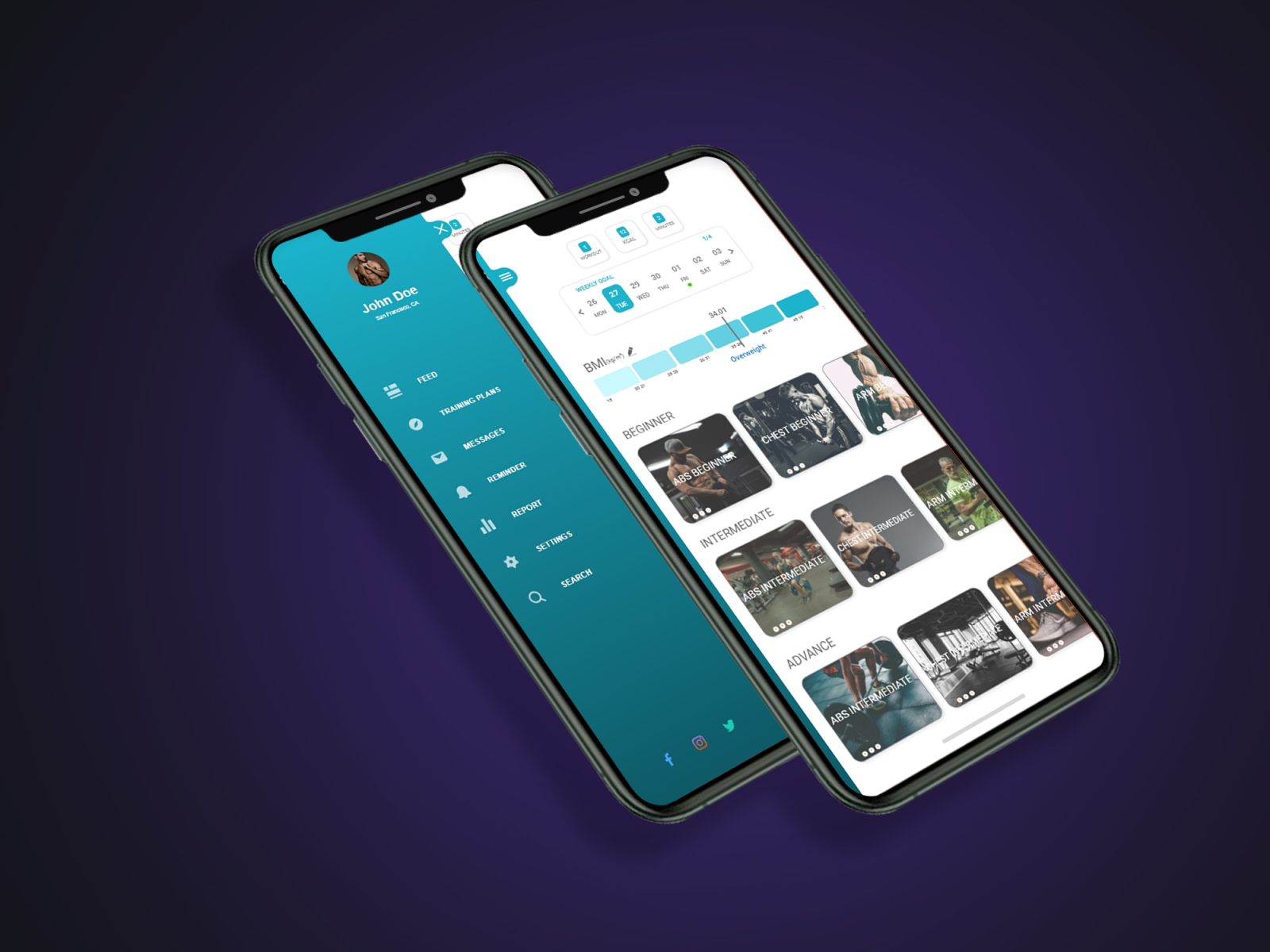 Gym application Ui design by Tahmidul Hassan on Dribbble