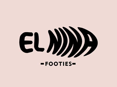 LOGO FOR EL NINA footwear logo photoshop