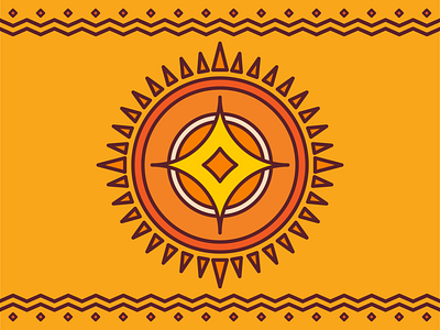 Aztec Sun by Ido Shtral on Dribbble