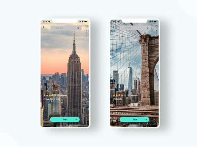 Let's Tour the World design figmaafrica figmadesign london mobile app new york tour tourism travel ui