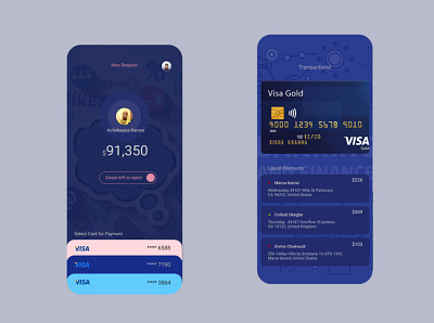 Mobile Bank App bank app banking banking app design figmadesign mobile app mobile ui ui