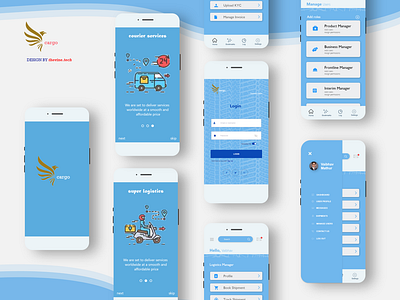 Cargo Mobile App design designer figma figmaafrica figmadesign illustration mobile mobile app mobile app design mobile design mobile ui onboarding screens travel agency travel app ui ui design web webdesign website design