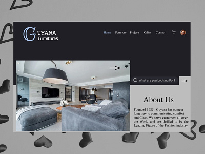 furniture Shop design ui web