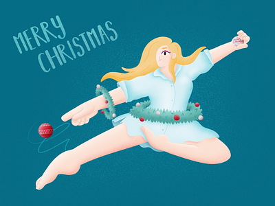 Christmas postcard