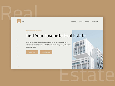 Website Landing Page - Real Estate