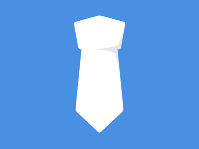 Fat Tie flat icon neck tie sketchaday sketchapp tie