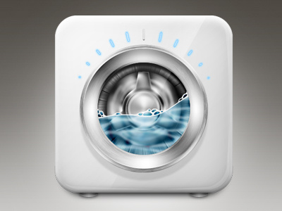 Washing Machine Revisited (v2) bubbles icon machine practice soap wash water