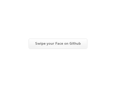 Swipe Your Face button clean face swipe freebie minimal simple swipe.js white