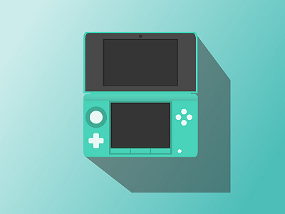 What I really want 3dsll flat graphic icon illustration nintendo