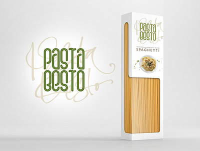 Pasta Besto brand branding calligraphy and lettering artist design logo logodesign package package design packaging
