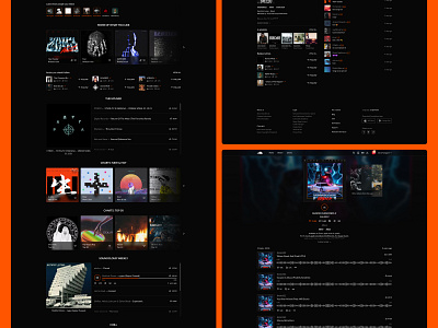Soundcloud Web Version Redesign music redesign ui design user interface web design website