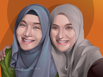 Vector potrait Collaboration