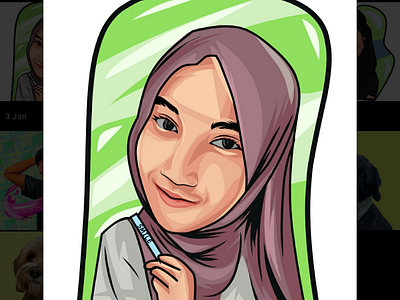 Caricature vector style