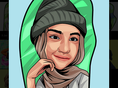 Caricature vector style