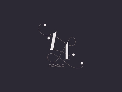 LA Makeup adobe illustrator brand branding classic design icon logo logo design makeup makeup artist mark vector