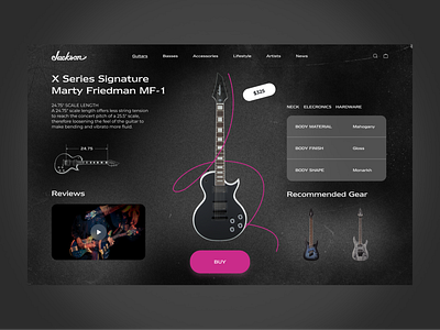 Product Card card cards daily ui daily ui challenge guitar music product product card ui