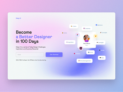Redesign Daily UI Challenge Landing Page daily ui daily ui challenge design designer digital free landing page redesign website