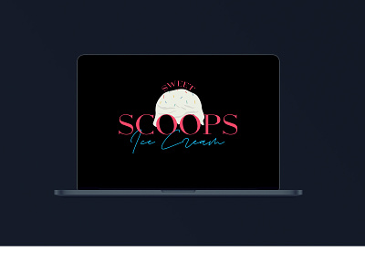 Sweet Scoops Branding branding cover creative brief design icon illustraion illustration illustrator logo persona typeface typogaphy typography