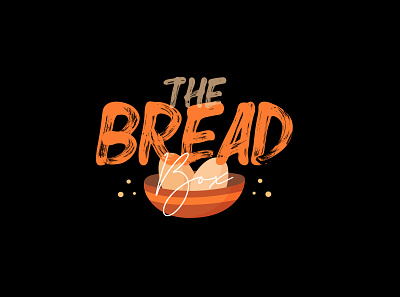 The Bread Box bakery black brand brand and identity brand identity branding cover design icon illustraion illustration illustrator logo photoshop typography
