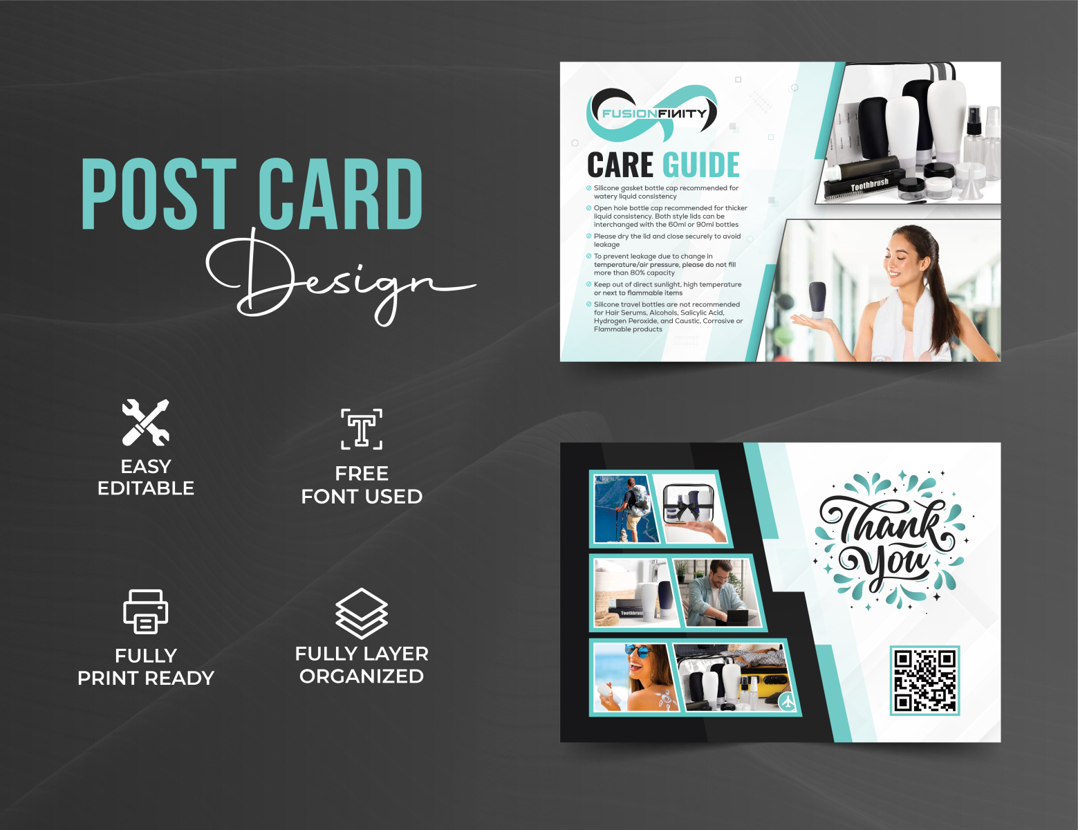 Modern postcard design by Sri shishir chandra das on Dribbble