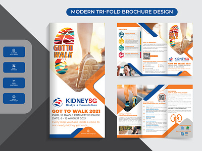 Modern Tri-fold brochure design 2