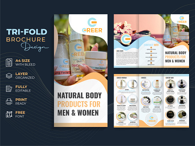 Product tri-fold brochure design branding business flyer corporate flyer design design event poster flyer design graphic design graphic designer illustration leaflet design logo trifold trifold brochure trifold brochure design