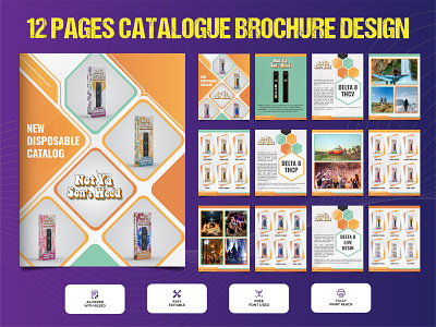 12 pages brochure design 12 pages brochure design booklet branding brochure brochure design business flyer corporate flyer design design event poster flyer design graphic design graphic designer illustration leaflet design