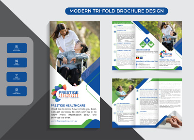 Modern Tri-fold brochure design branding business flyer corporate flyer design design event poster flyer design graphic design graphic designer illustration leaflet design logo trifold trifold brochure trifold brochure design