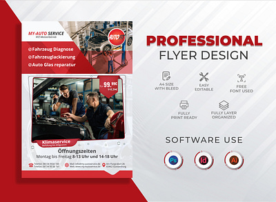 Single page professional flyer design branding business flyer corporate flyer design design event poster flyer design graphic design graphic designer illustration leaflet design logo