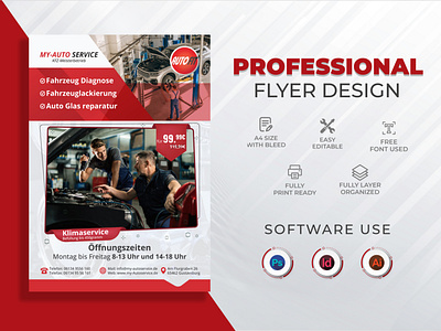 Single page professional flyer design