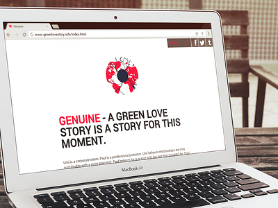 greenlovestory.info ebook love minimalist promotion protest responsive romance story world
