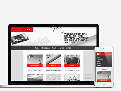 Responsive Web Design Rickli+Wyss