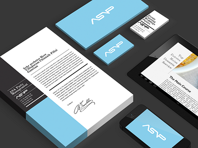 Brand Design for ASA Party Management (Compilation) blue brand color design identity logo mockup responsive website