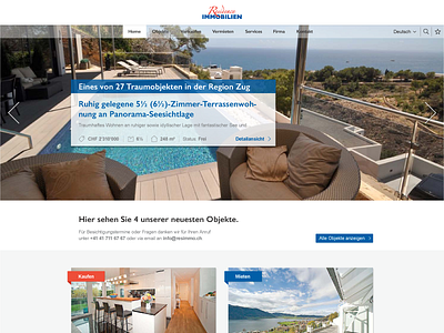 New website for Residence Immobilien