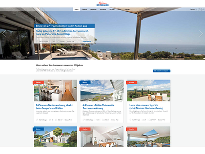 New website for Residence Immobilien