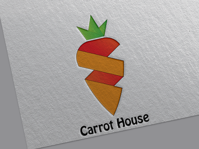 Carrot House art brand branding clean design flat graphic design graphicsdesigner graphicsdesigner graphics graphicsdesignlogodesigns icon illustration illustrator logo logodesign logodesigner minimal type vector website
