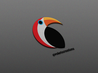 The toco toucan bird logo. adobe illustrator adobe photoshop art bird logo brand branding clean design digital illustration digitalart dribbble flat graphic design graphicsdesigner icon logo logodesign logodesigner minimal vectorart