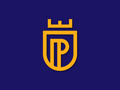 P- Latter Logo For Brand