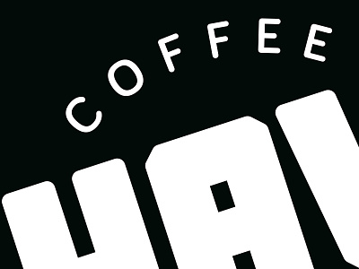 Chava Coffee Co. Logo bold brand branding clean coffee custom logo modern organic texas type typography