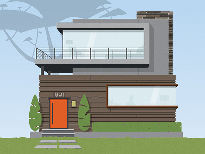 Modern House Illustration