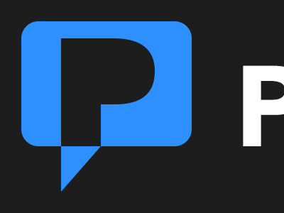P… blue logo product upcoming