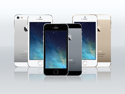 iPhone 5s Vector ai free freebies iphone 5s vector