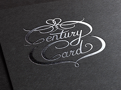 Century Card Logo card logo love mockup