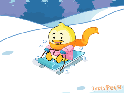 Weeee!!! animation gif sled winter