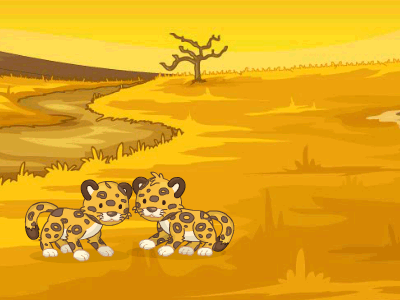 Big Cat Cubs africa animal animation big cat bittypets cubs flash gif illustration kitten leopard safari