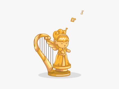 Singing Harp assets beanstalk bittypets fairytale giant gif harp item jack singing treasure