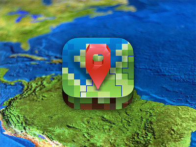 Minecraft App Icon 57 digital app earth icon ios iphone maps minecraft mobile