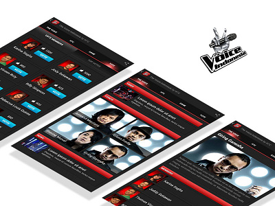 The Voice Indonesia App UI android game htc indonesia interface mobile app quiz the voice ui ux