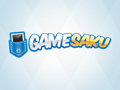 GameSaku blue cartoon fun game ipad iphone ipod logo orange pocket saku stich