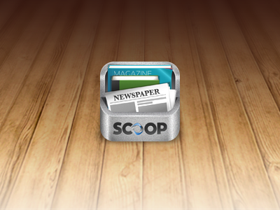 SCOOP v3 icon icon ios ipad iphone magazine newspaper scoop